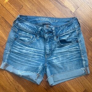 American Eagle Outfitters Light Blue Jean Shorts